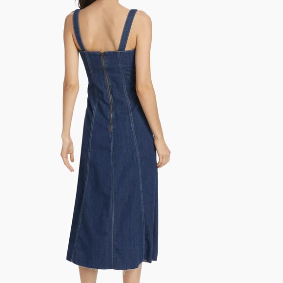 Reformation Amory Denim Midi Dress - Picture 4 of 5